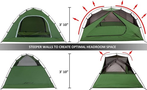 TENT, Outdoor Backpacking; HikingGear; Camping; Large Waterproofing; Adults;Kids - Picture 11 of 25