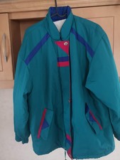 Vtg Clipper Mist London Womens 80s 1980s 90s Vintage Blue Green 8 Winter Coat
