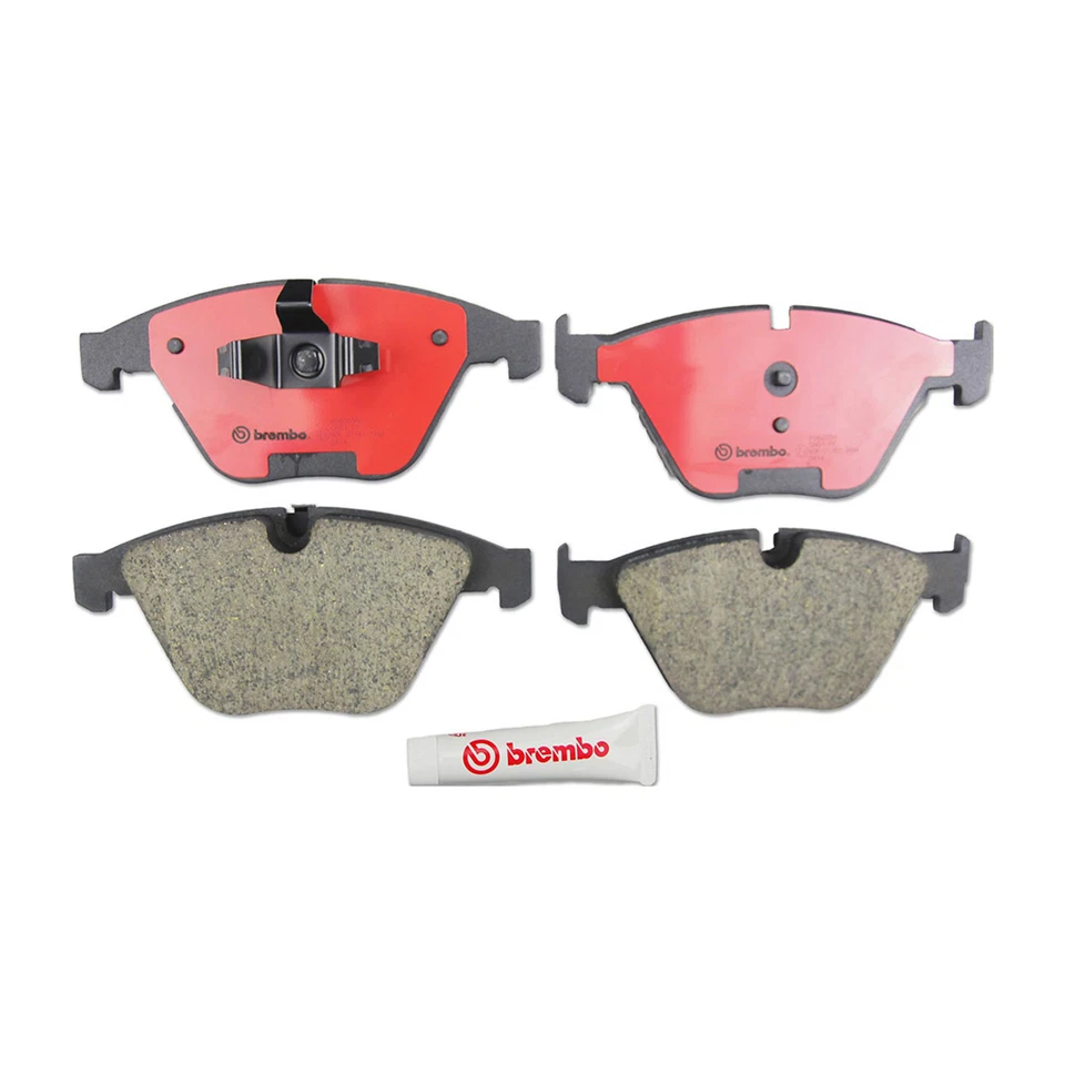 Juego de 6 pastillas de freno de disco delanteras traseras Brembo, rotor de freno de disco para BMW 328xi 2008 2007 Foto 4 de 4