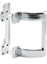 M 6160 Shower Door Handle Set, 2-1/4 In. Mounting Hole Centers, Diecast Construc
