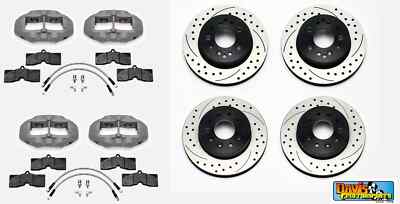 WILWOOD BRAKE CALIPERS, Rotors, Pads, Lines, Anodized Calipers, 6, 4 piston