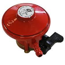 IGT BBQ Patio Gas Clip-On Propane Regulator With Gauge - 27mm Inlet, 37 Mbar