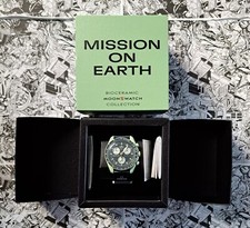 OMEGA x SWATCH BIOCERAMIC MOONSWATCH MISSION ON EARTH NEW W/TAGS RECEIPT