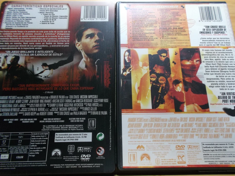 MISION IMPOSIBLE. COLECCION DE PELICULAS - Imagen 2 de 4