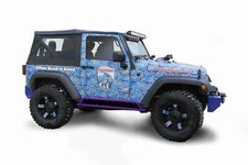 Fits Jeep Wrangler JK Sinbad Purple Armor Rock Sliders Made in USA J0044909
