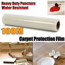100m Waterproof Carpet/Floor Protector Roll Decorators Dust Cover