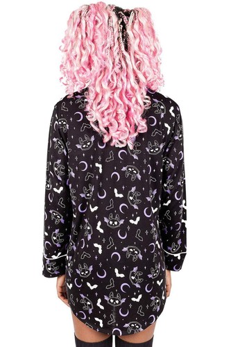 Killstar Gothic Goth Schlafshirt Schlafhemd Nachthemd - Batty Sleep Shirt - Bild 3 von 54