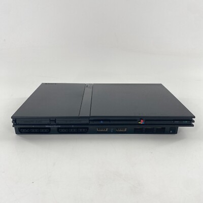 Sony Playstation 2 PS2 Slim Black Console Bundle Complete in
