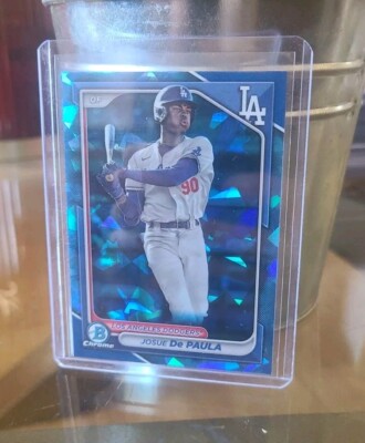 2024 Bowman Chrome Josue De Paula Blue Sapphire Refractor RC | eBay