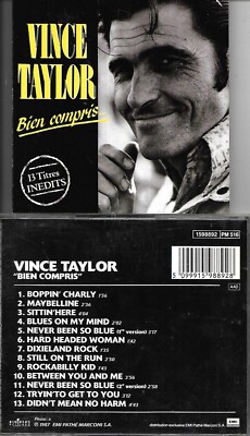 CD 13 TITEL VINCE TAYLOR GUT VERSTANDEN 13 UNVERÖFFENTLICHTE TITEL 1987 FRANKREICH - 1598892