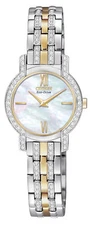 NEW* CITIZEN ECO-DRIVE EX1244-51D LADIES’ SILHOUETTE CRYSTAL WATCH