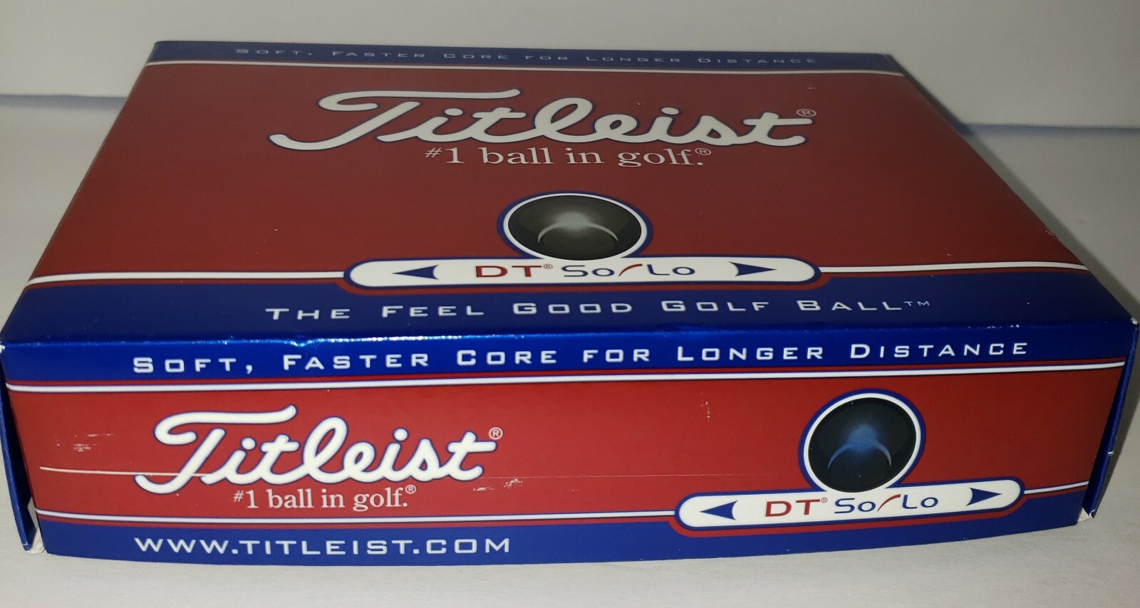 Titleist DT SoLo 4 Sleeve Golf Ball 12 Count With Logos Brand New In