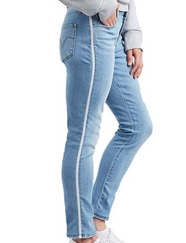Levis Classic Mid-Rise Skinny Jeans Women's 4 Medium W27 L30 NeW Blue Denim  NWT 192531554135 | eBay