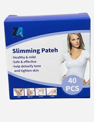 Natural Slimming Patches   40 PCS Belly Fat Burner & Detox for Weight Management