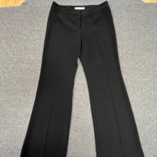 Nine West Suit Pants Womens 8 (32x32.5) Flat Front Black