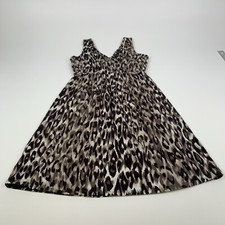 Ann Taylor Dress Animal Print Sleeveless Sz XS Petite