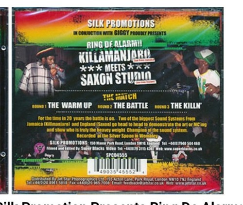 CD Killmanjaro, Saxon Studio Silk Promotion Ring De Alarm Killamanja Sealed New - Picture 2 of 2