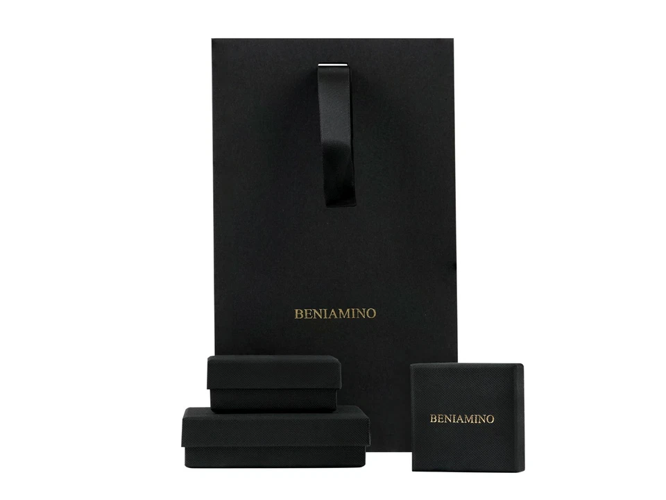 BENIAMINO Damen Verlobungsring 925er Sterling Silber Solitär Rhodiniert 18 K OVP - Bild 4 von 4