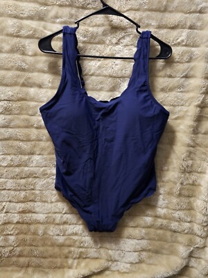 Sheshow Women's Navy Blue One Piece Swimsuit Size 2X XXL