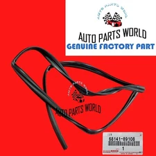 NEW GENUINE TOYOTA 84-89 4RUNNER FRONT DOOR GLASS RUN CHANNEL W/VENT 68141-89108