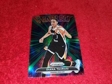 2022 PRIZM WNBA #7 DIANA TAURASI MERCURY FEARLESS GREEN SP