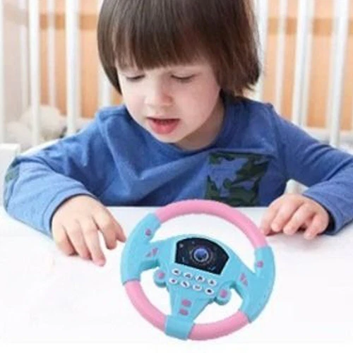 Montessori Simulation Steering Wheel Toys Simulate Driving Car Toy Kids Toys - Picture 5 of 14