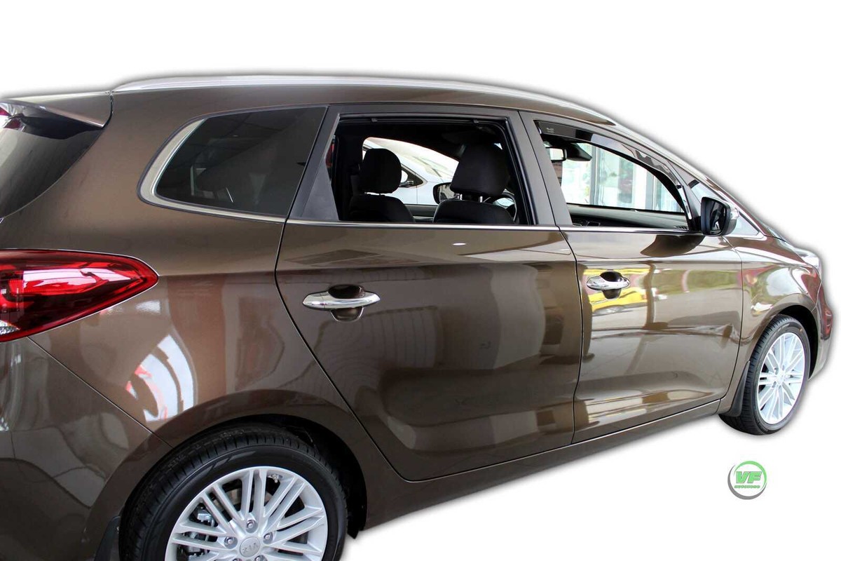 Heko Wind Deflectors For Kia Carens 5-Door 2013 - 2019 4PC Tinted