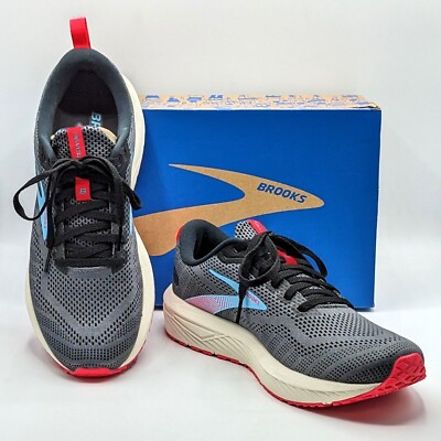 Brooks  Revel 6  Women s All-Day Responsive Running Shoe (Black-Ebony/Bluefish)