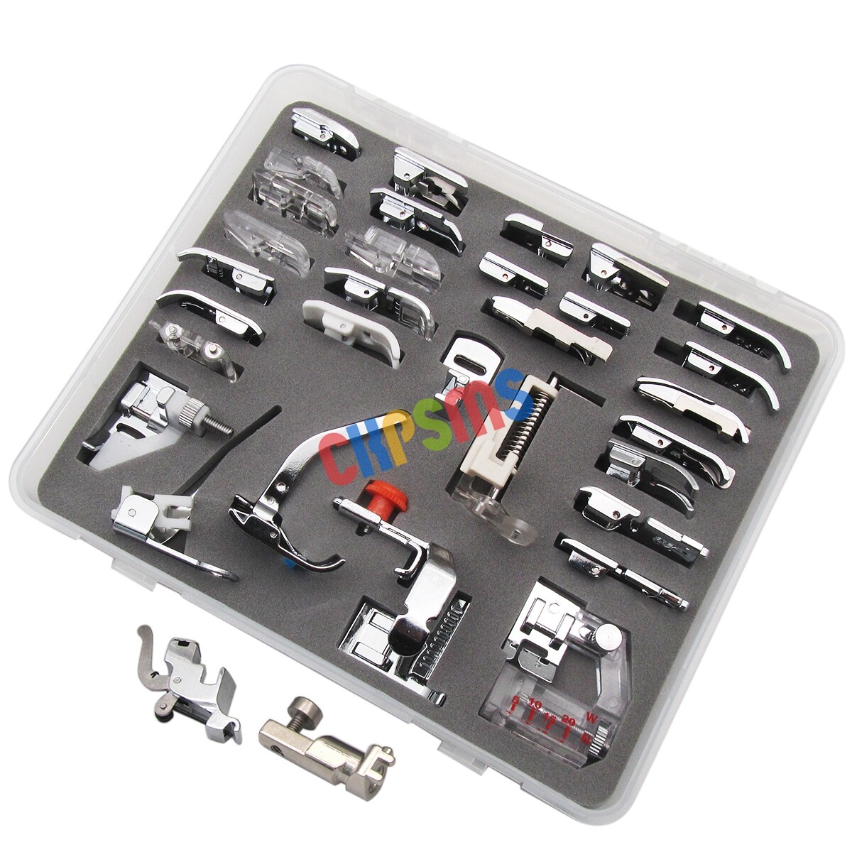 Presser Foot Set 34 pieces For Bernina Old Style 801 803 830 1010 1030 1130 1230