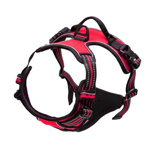 Arnés para perros arnés para el pecho para perros ajustable S M L XL acolchado nylon reflectante - Imagen 9 de 17