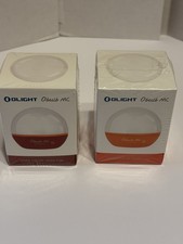 Olight Obulb MC Multi Color Bulb Light Lot 2 Brand New Sealed Orange & Brick Red