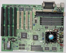 FIC PA-2011 ISA AT/ATX Retro Socket 7 Motherboard  AMD K6 266MHz  128MB SD RAM