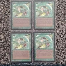 Magic The Gathering Craw Beta Wurm x4 Creature Green Daniel Gelon