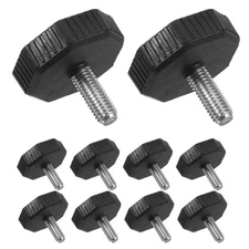  50 Pcs Electronic Scale Screw Feet Compressor Plastic Pad Adjustable Chair
