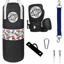 Punching Bag w/Boxing Gloves  Junior 2FT Punching Bag Set with Mount  Hange...