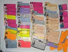 GI JOE ARAH Action Figure File Cards 50 Total 1980's 1990's Vintage G.I. Lot #1