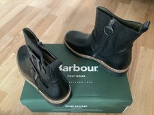 BNIB Ladies Barbour Bramble Boots, black, size 4/37