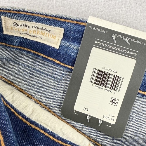 Gonna alla caviglia LEVI'S Premium Denim taglia 33 donna stone wash grande E, colonna NUOVA - Foto 4 di 11