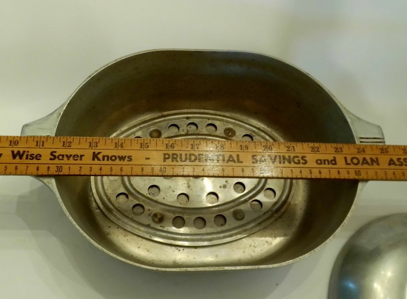 Wagner Ware Sidney O Magnalite 4265-P Roaster Dutch Oven w/Trivet & Lid & (VTG)