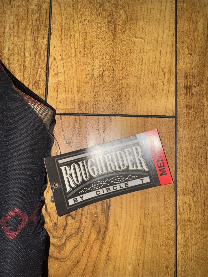 Vintage Roughrider by Circle T Native Southwestern Aztec Print Vest Large BNWT - Image 3 of 4