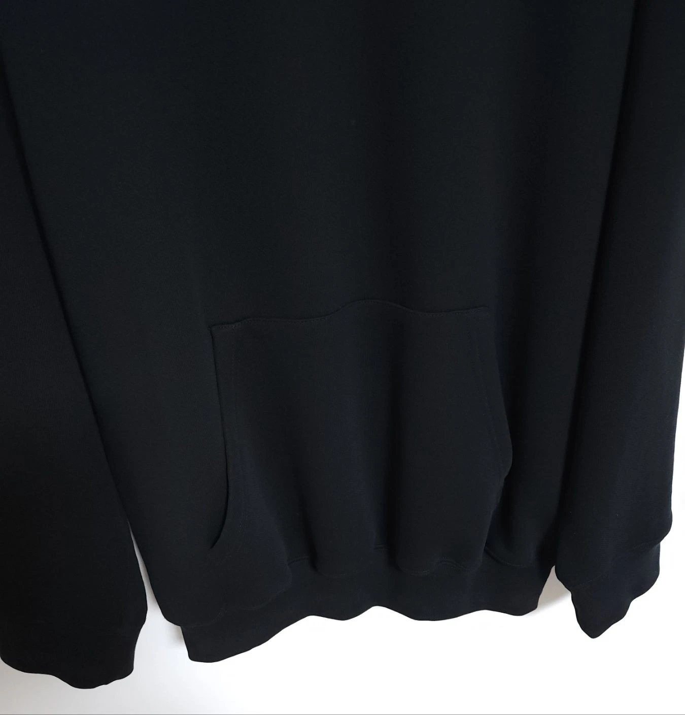 Felpa con cappuccio oversize Balenciaga nera logo b130142 116829193