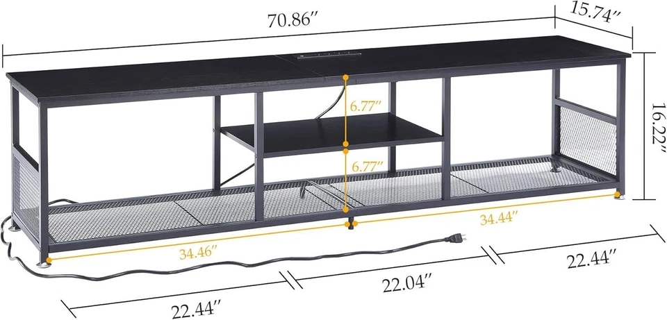 Muebles De Sala Para TV Mesa Televisor De Poner Tele Soporte Hasta 80′′ Modernos. - Imagem 3 de 4