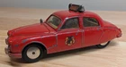 Vintage 1960's 2.4 Corgi Jaguar Fire Service Car- Diecast