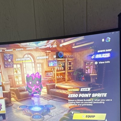 Epic Games Fortnite Zero Point Sprite Mythic In-Game Item Multiplayer Online