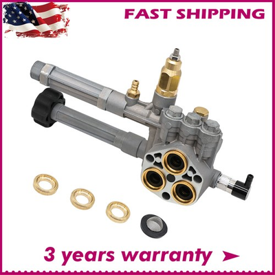 #ad Pressure Washer Complete Pump Head For AR43361 AR Pump SRMW2.4G28 SRMW2.3G28 $50.11