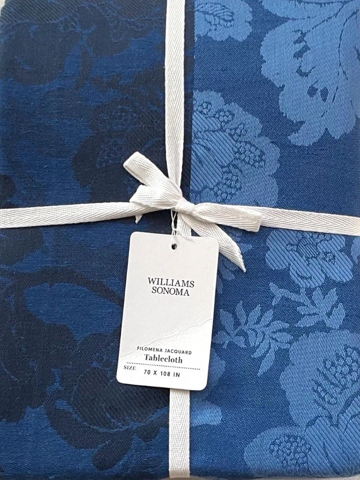 Williams Sonoma Jacquard Tablecloth for sale | eBay