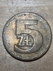 Poland 5 Zlotys coin, 1976. Y# 81.1, brass. The White Eagle coat of arms. — photo 4
