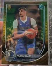 2025/26 Topps Bowman Cooper Flagg Reptile Skin Rookie  Refractor Mavericks 