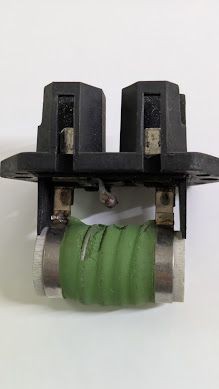 FERRARI 360 SPIDER PARTS 125789 RIGHT RADIATOR COOLING FAN RESISTOR 185543 - Bild 1 von 3