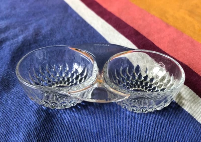 Saleron sel/poivre Duralex verre vintage, Made in France - Photo 1/4